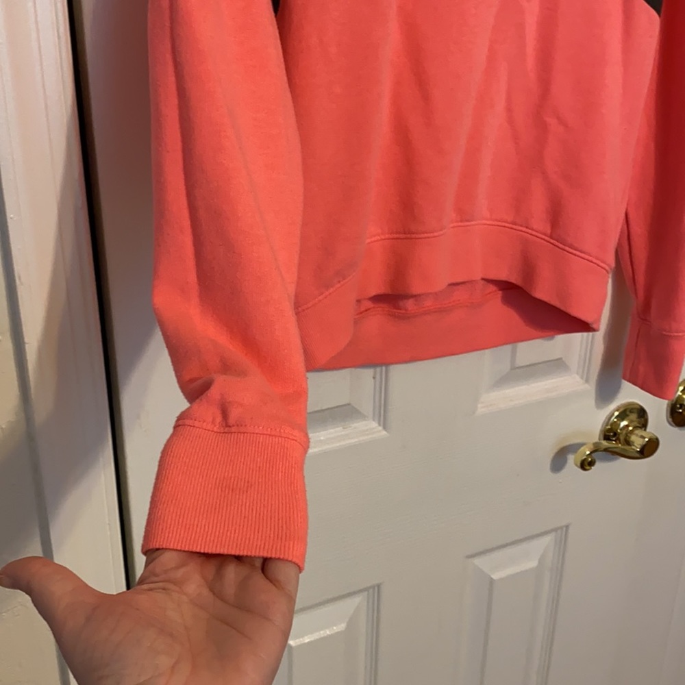 Justice Pink Crop Hoodie size 12 - Picture 2 of 5